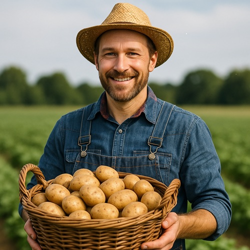 Sklizeň brambor na jihu Čech je skoro v polovině, výnosy by měly být průměrné